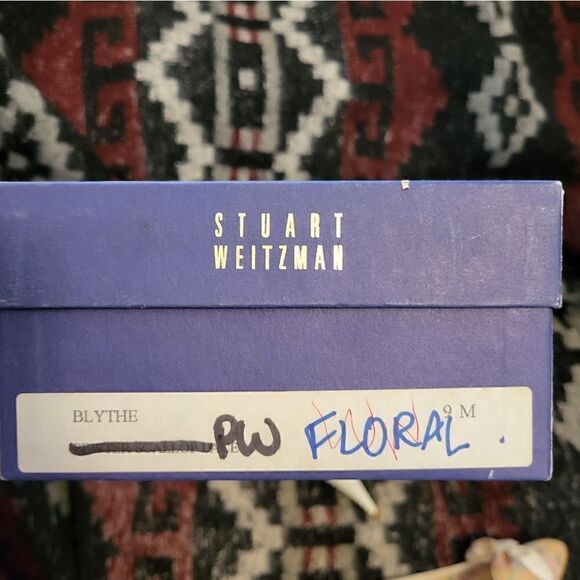 Vintage Stuart Weitzman Blythe Floral Lace Mesh Bow Pumps 9 - Picture 10 of 10